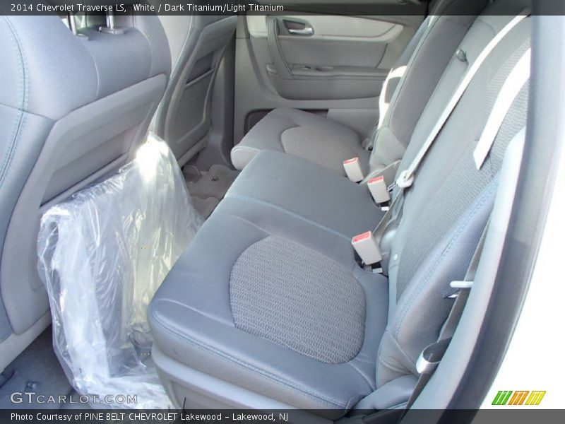White / Dark Titanium/Light Titanium 2014 Chevrolet Traverse LS