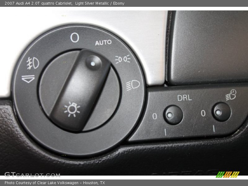Light Silver Metallic / Ebony 2007 Audi A4 2.0T quattro Cabriolet