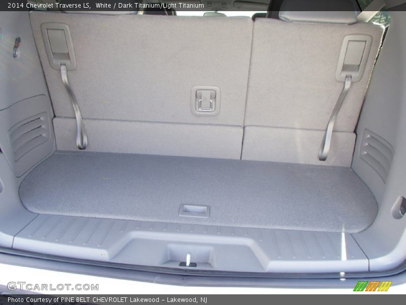 White / Dark Titanium/Light Titanium 2014 Chevrolet Traverse LS