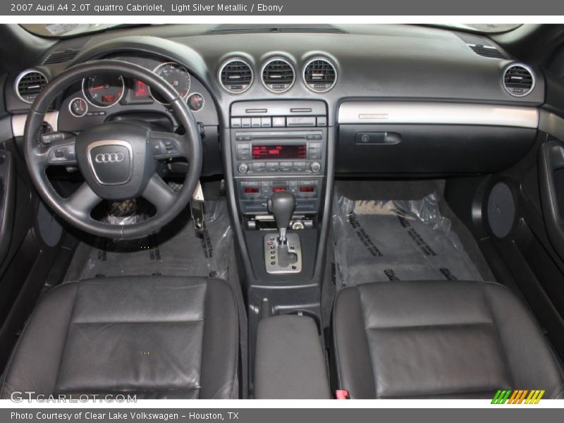 Light Silver Metallic / Ebony 2007 Audi A4 2.0T quattro Cabriolet