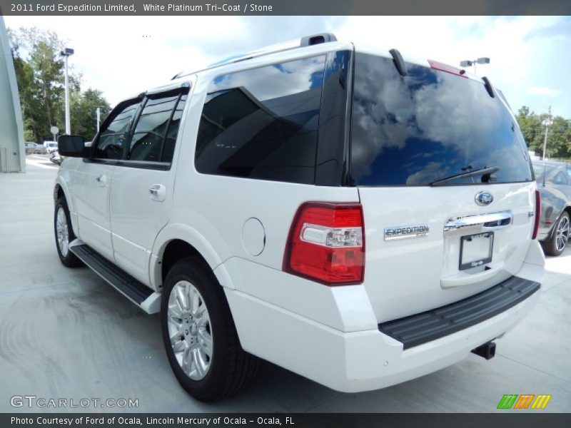White Platinum Tri-Coat / Stone 2011 Ford Expedition Limited