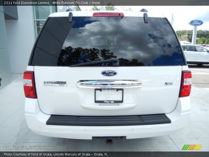 White Platinum Tri-Coat / Stone 2011 Ford Expedition Limited