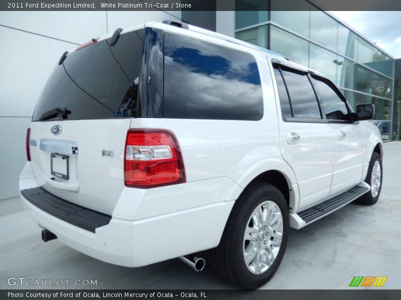 White Platinum Tri-Coat / Stone 2011 Ford Expedition Limited