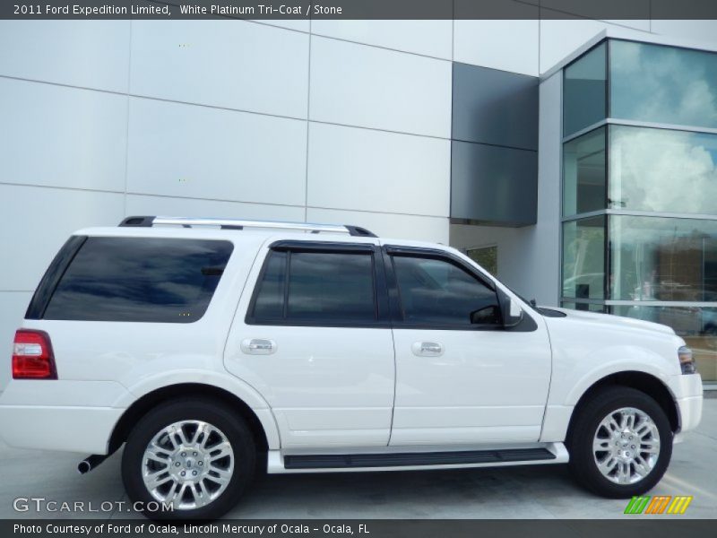 White Platinum Tri-Coat / Stone 2011 Ford Expedition Limited