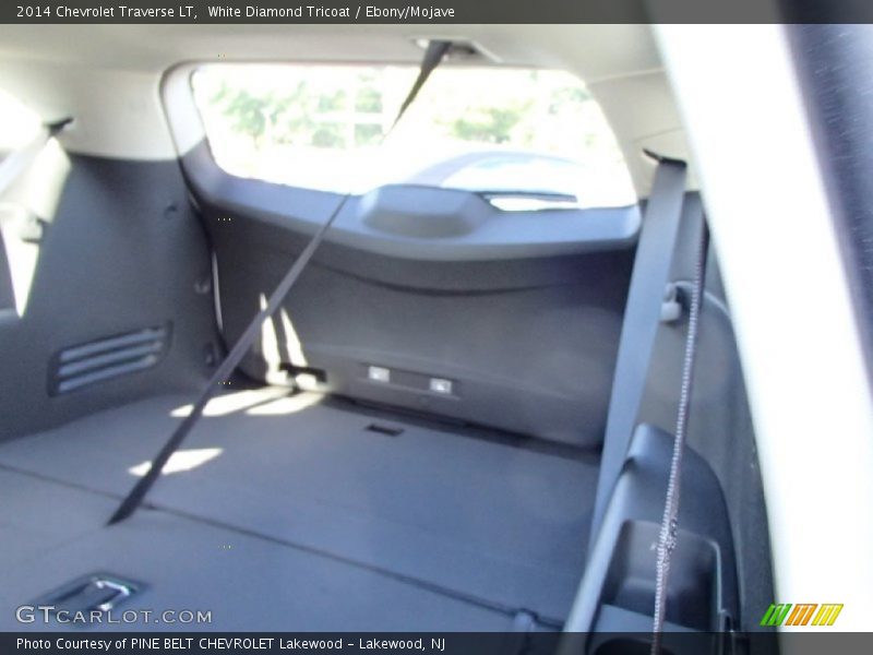 White Diamond Tricoat / Ebony/Mojave 2014 Chevrolet Traverse LT