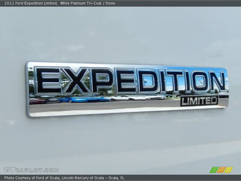 White Platinum Tri-Coat / Stone 2011 Ford Expedition Limited