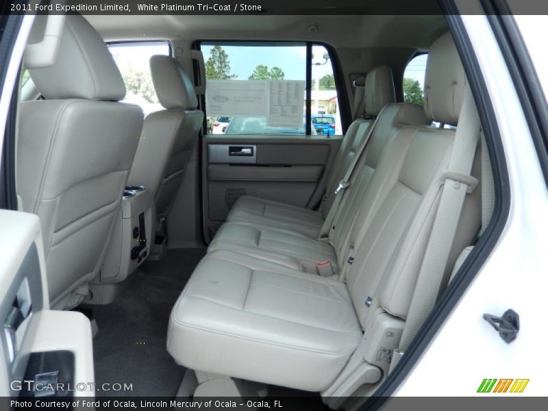 White Platinum Tri-Coat / Stone 2011 Ford Expedition Limited
