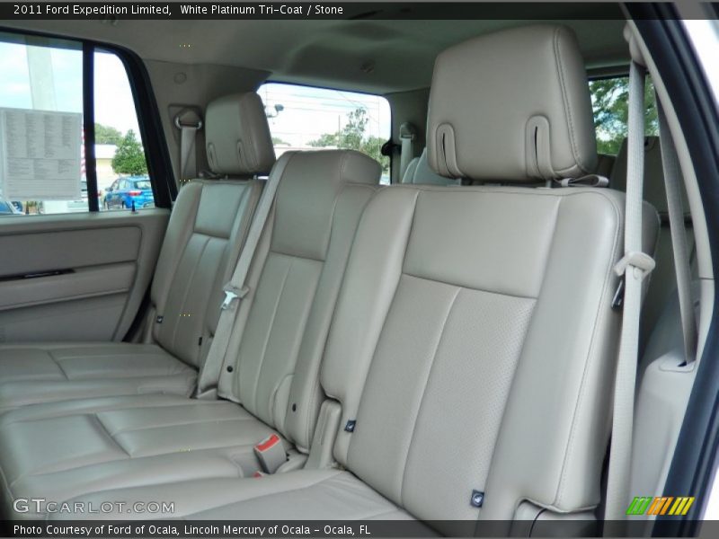 White Platinum Tri-Coat / Stone 2011 Ford Expedition Limited