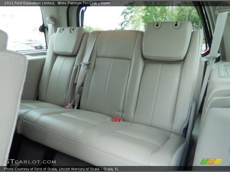 White Platinum Tri-Coat / Stone 2011 Ford Expedition Limited