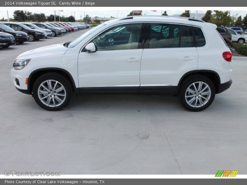  2014 Tiguan SE Candy White
