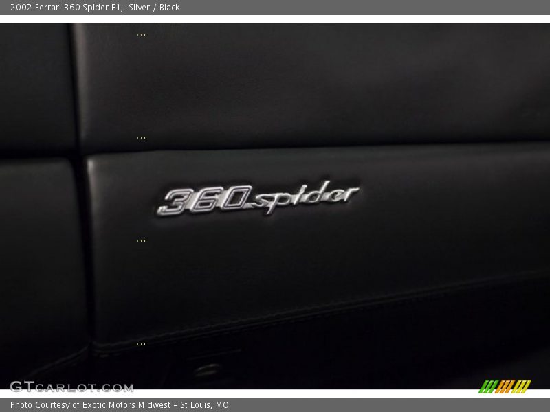 Silver / Black 2002 Ferrari 360 Spider F1