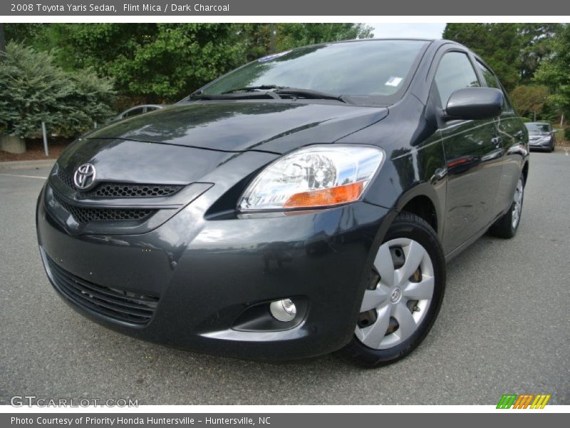 Flint Mica / Dark Charcoal 2008 Toyota Yaris Sedan