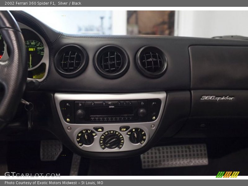 Controls of 2002 360 Spider F1