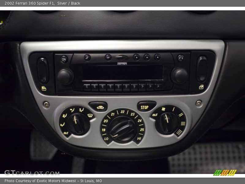 Controls of 2002 360 Spider F1