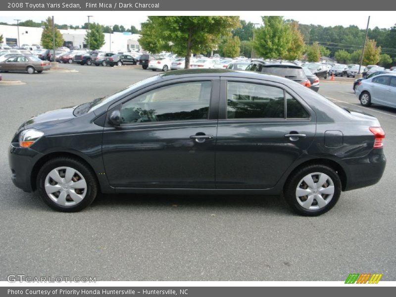 Flint Mica / Dark Charcoal 2008 Toyota Yaris Sedan