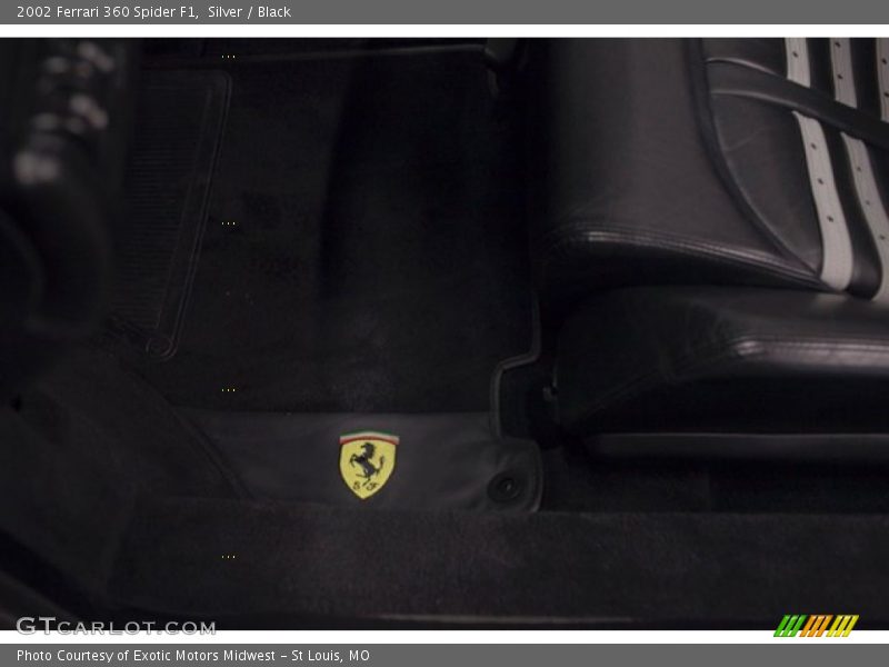 Silver / Black 2002 Ferrari 360 Spider F1