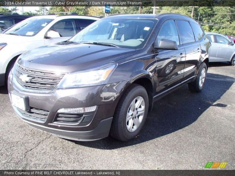Cyber Grey Metallic / Dark Titanium/Light Titanium 2014 Chevrolet Traverse LS
