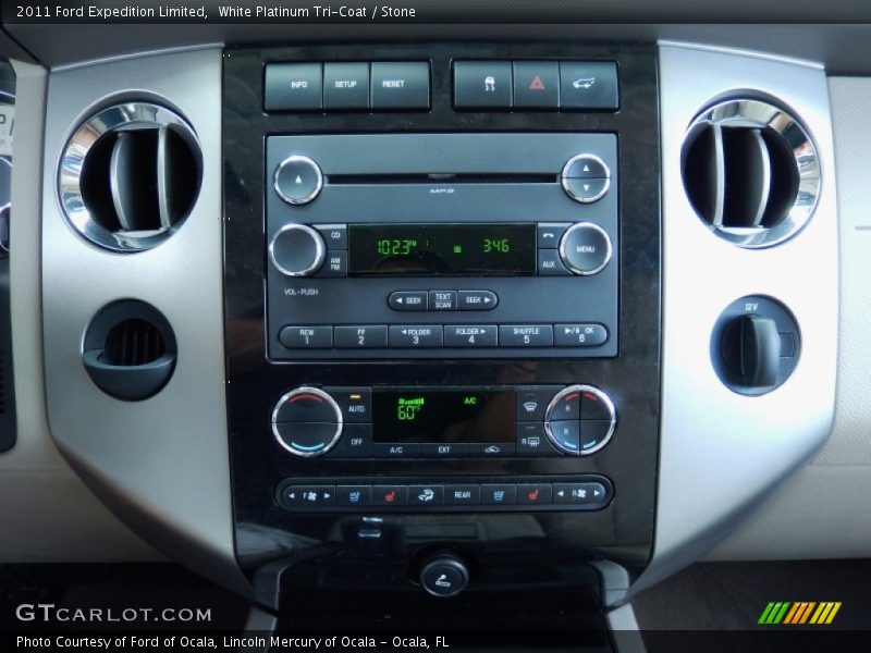 White Platinum Tri-Coat / Stone 2011 Ford Expedition Limited