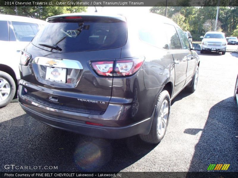 Cyber Grey Metallic / Dark Titanium/Light Titanium 2014 Chevrolet Traverse LS