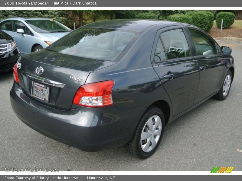 Flint Mica / Dark Charcoal 2008 Toyota Yaris Sedan