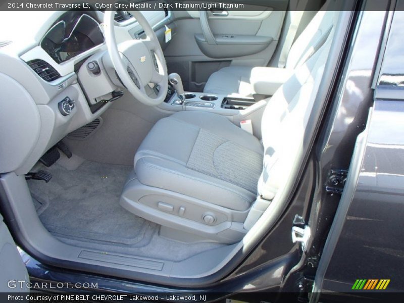 Cyber Grey Metallic / Dark Titanium/Light Titanium 2014 Chevrolet Traverse LS