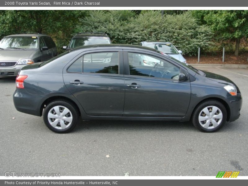 Flint Mica / Dark Charcoal 2008 Toyota Yaris Sedan