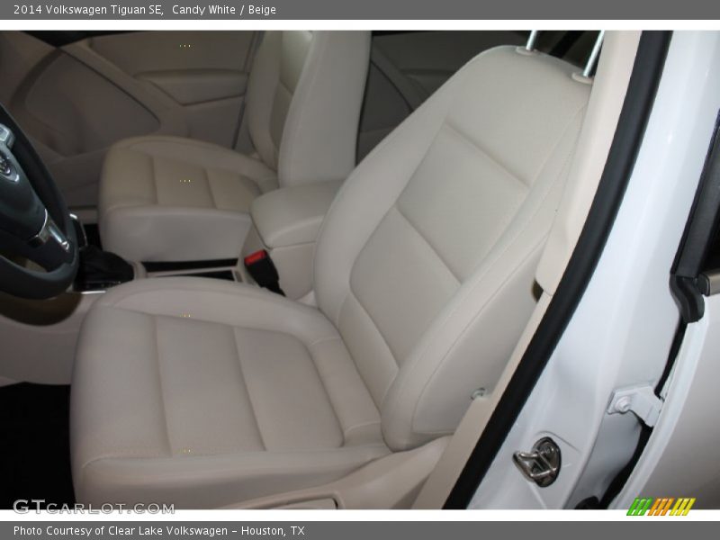 Candy White / Beige 2014 Volkswagen Tiguan SE