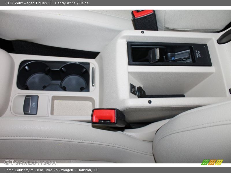Candy White / Beige 2014 Volkswagen Tiguan SE
