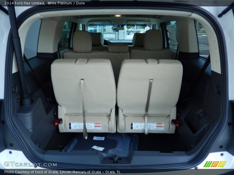 White Platinum / Dune 2014 Ford Flex Limited
