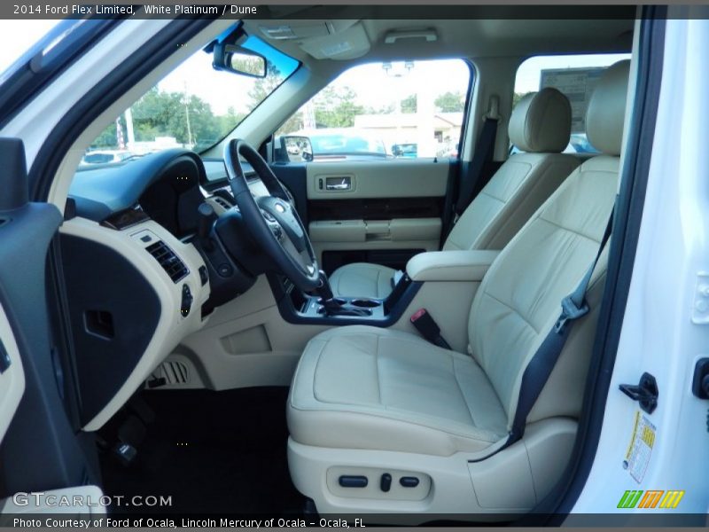 Front Seat of 2014 Flex Limited