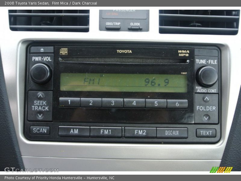 Flint Mica / Dark Charcoal 2008 Toyota Yaris Sedan