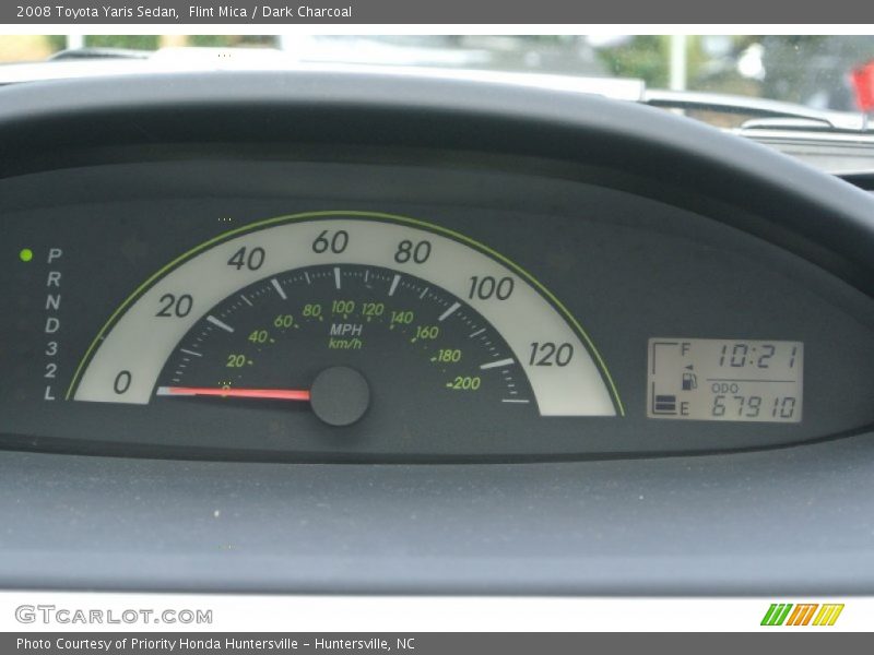 Flint Mica / Dark Charcoal 2008 Toyota Yaris Sedan