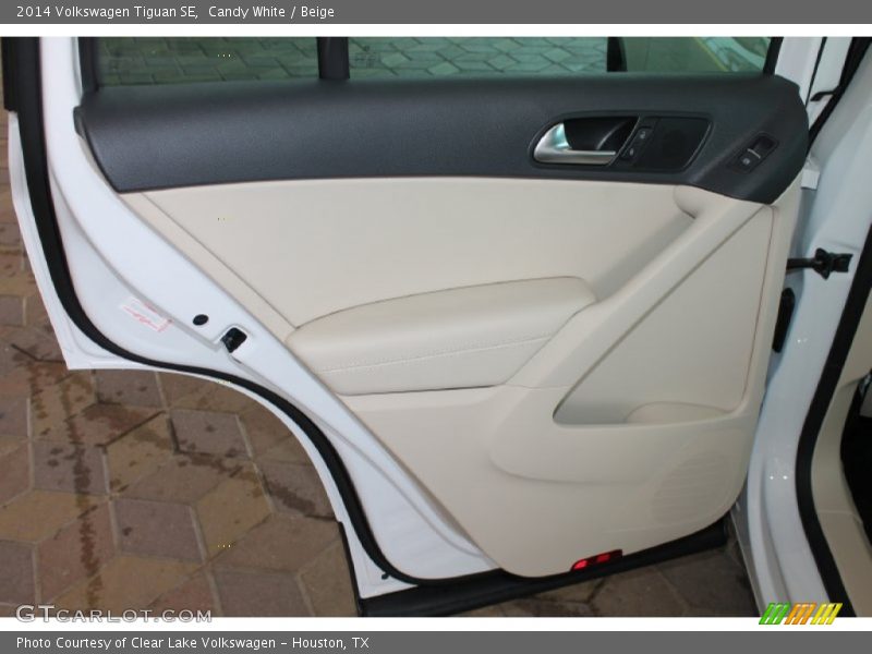 Candy White / Beige 2014 Volkswagen Tiguan SE
