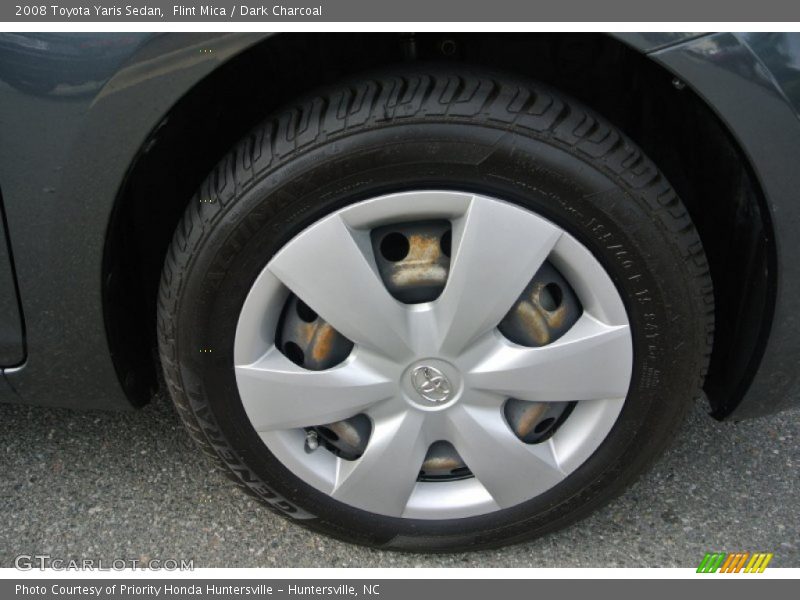 Flint Mica / Dark Charcoal 2008 Toyota Yaris Sedan
