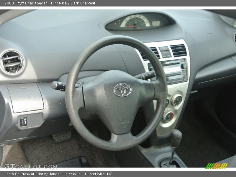 Flint Mica / Dark Charcoal 2008 Toyota Yaris Sedan
