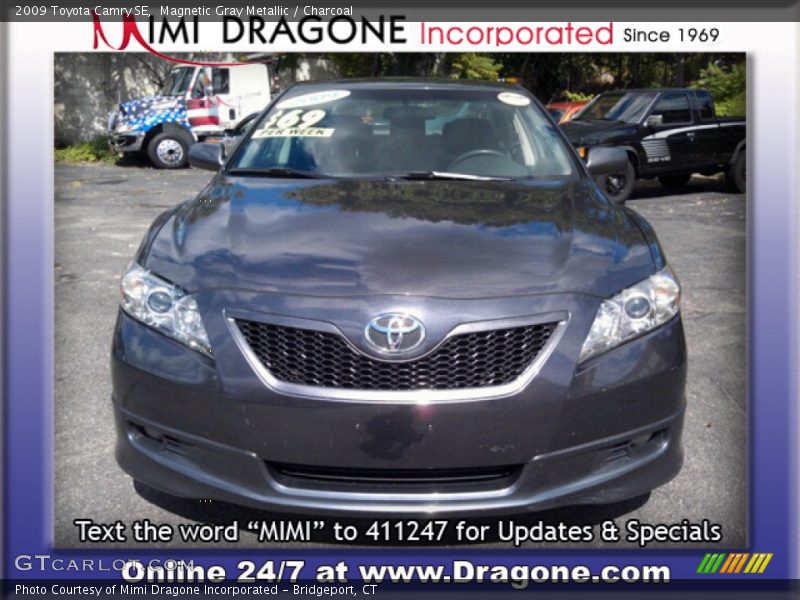 Magnetic Gray Metallic / Charcoal 2009 Toyota Camry SE