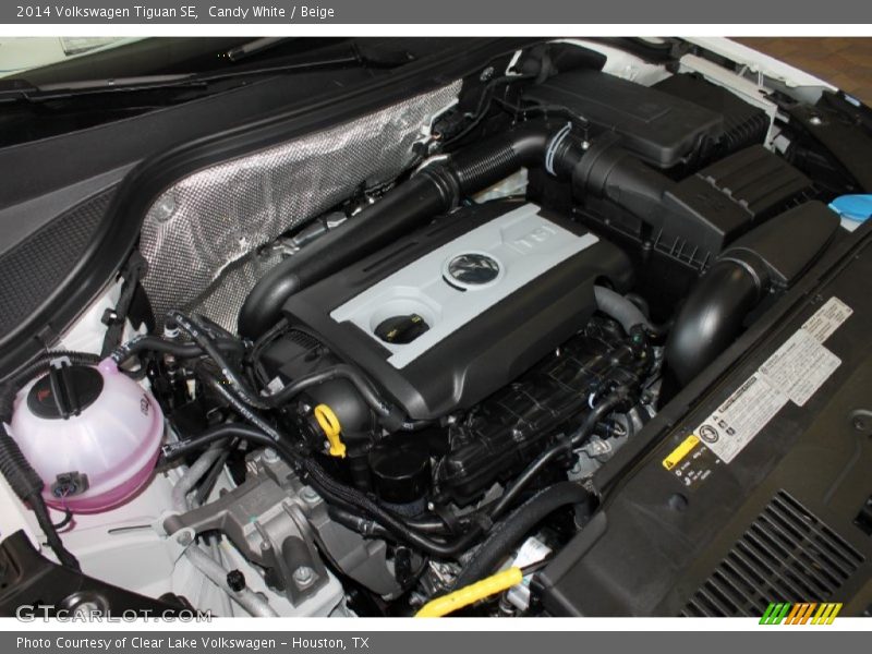 Candy White / Beige 2014 Volkswagen Tiguan SE