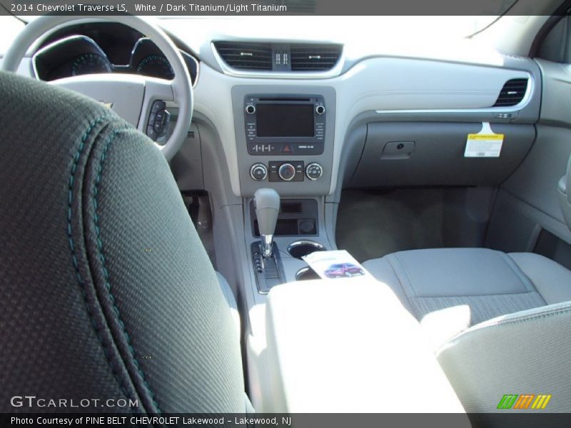 White / Dark Titanium/Light Titanium 2014 Chevrolet Traverse LS