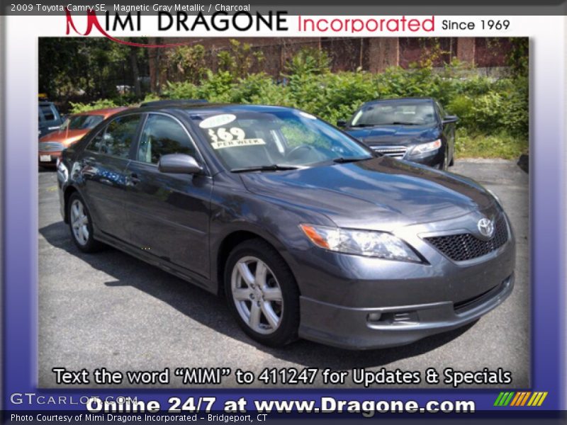 Magnetic Gray Metallic / Charcoal 2009 Toyota Camry SE