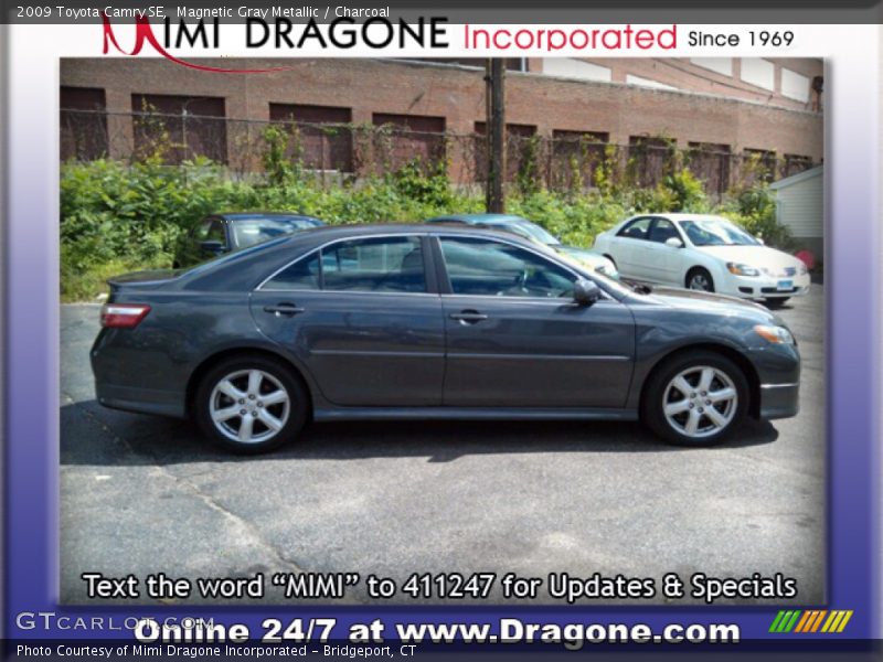 Magnetic Gray Metallic / Charcoal 2009 Toyota Camry SE