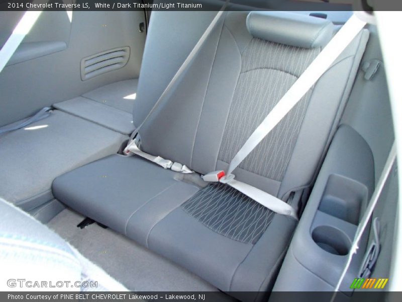 White / Dark Titanium/Light Titanium 2014 Chevrolet Traverse LS
