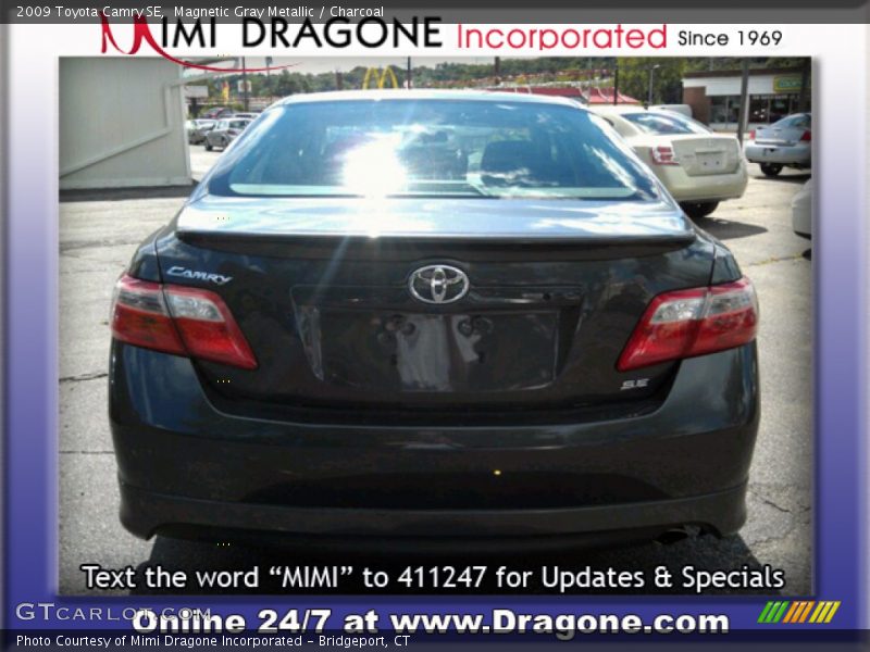 Magnetic Gray Metallic / Charcoal 2009 Toyota Camry SE