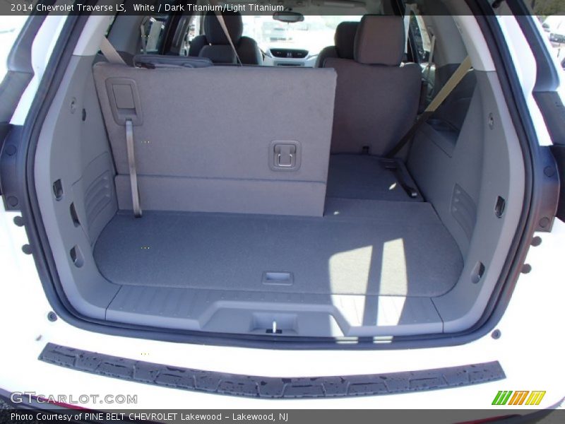 White / Dark Titanium/Light Titanium 2014 Chevrolet Traverse LS