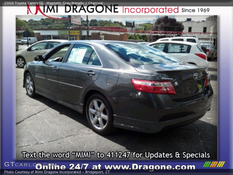 Magnetic Gray Metallic / Charcoal 2009 Toyota Camry SE