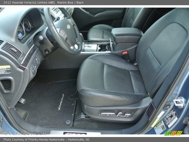 Marine Blue / Black 2012 Hyundai Veracruz Limited AWD