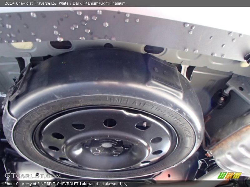 White / Dark Titanium/Light Titanium 2014 Chevrolet Traverse LS