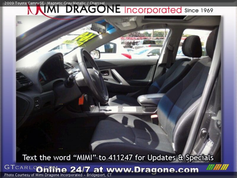 Magnetic Gray Metallic / Charcoal 2009 Toyota Camry SE
