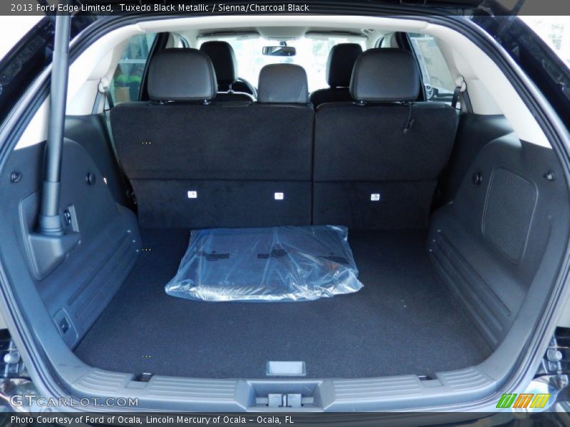 Tuxedo Black Metallic / Sienna/Charcoal Black 2013 Ford Edge Limited
