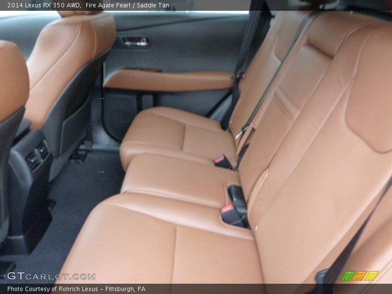Rear Seat of 2014 RX 350 AWD