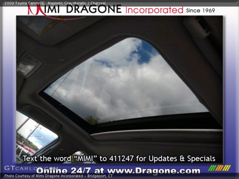 Magnetic Gray Metallic / Charcoal 2009 Toyota Camry SE